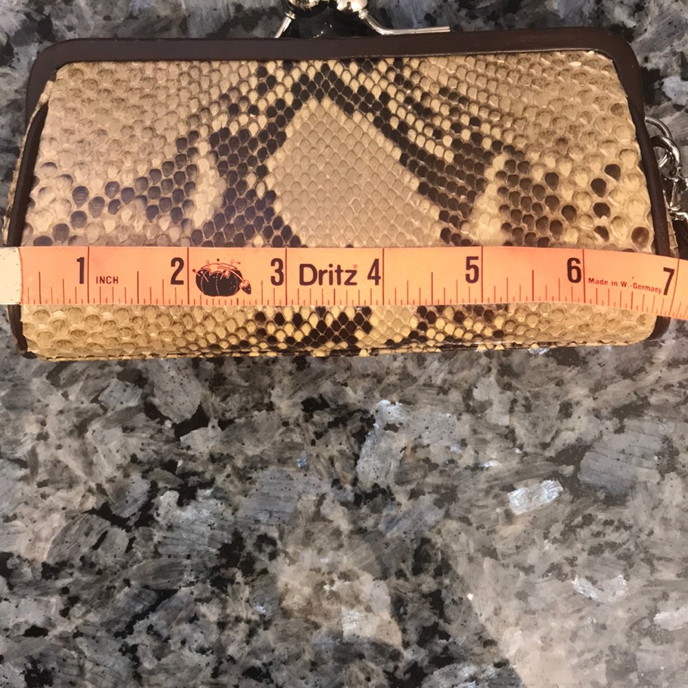 Coach Python Clutch - image 8
